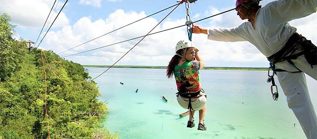 Tirolesas Kan K'in Bacalar, Bacalar