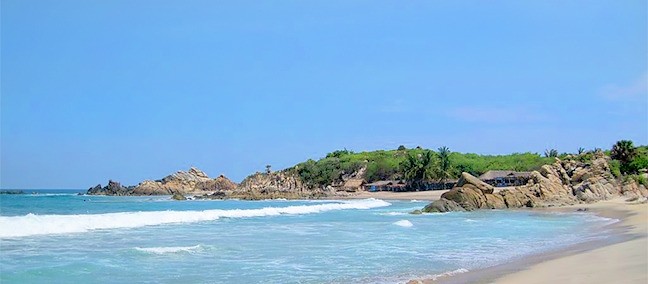Playa Roca Blanca, Puerto Escondido