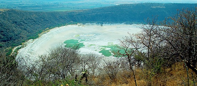 Cráter Rincón de Parangueo, Valle de Santiago
