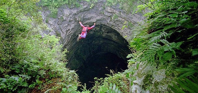 Sótano de las Golondrinas, Aquismón